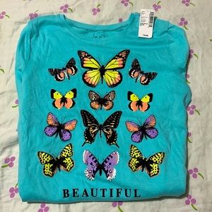 The Childrens Place Girls long sleeve shirt size XL (14)